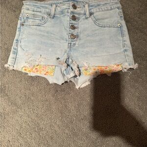 American Eagle Outfitters Light Wash Jean Shorts